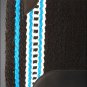 MADE IN USA FE329-F HILASON WESTERN WOOL FELT SADDLE BLANKET PAD BLACK TERQUOISE