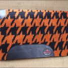 MADE IN USA FE206-F HILASON WESTERN WOOL FELT SADDLE BLANKET PAD ORANGE BLACK