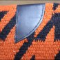 MADE IN USA FE206-F HILASON WESTERN WOOL FELT SADDLE BLANKET PAD ORANGE BLACK