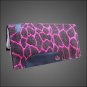 MADE IN USA FE08 HILASON WESTERN WOOL FELT SADDLE BLANKET PAD BROWN PINK GIRAFFE