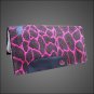 MADE IN USA FE08 HILASON WESTERN WOOL FELT SADDLE BLANKET PAD BROWN PINK GIRAFFE