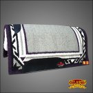 MADE IN USA FE221 HILASON WESTERN WOOL FELT SADDLE BLANKET PAD GRAY PURPLE WHITE