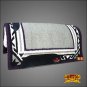 MADE IN USA FE221 HILASON WESTERN WOOL FELT SADDLE BLANKET PAD GRAY PURPLE WHITE