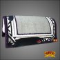 MADE IN USA FE221 HILASON WESTERN WOOL FELT SADDLE BLANKET PAD GRAY PURPLE WHITE