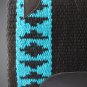 MADE IN USA FE323-F HILASON WESTERN WOOL FELT SADDLE BLANKET PAD BLACK TERQUOISE