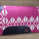 MADE IN USA FE210-F HILASON WESTERN WOOL FELT SADDLE BLANKET PAD PINK WHITE