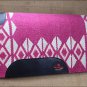 MADE IN USA FE210-F HILASON WESTERN WOOL FELT SADDLE BLANKET PAD PINK WHITE