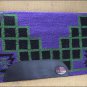 FEP24 HILASON WESTERN NEW ZEALAND WOOL SADDLE BLANKET HORSE RODEO LAVENDER GREEN