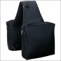 WEAVER HEAVY DUTY DURABLE NYLON SADDLE BAG ZIP CLOSURE NP HARDWARE BLACK