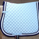 HORZE TOULOUSE ALL PURPOSE HORSE COTTON SADDLE PAD WINTER SKY FULL SIZE
