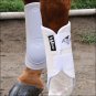 LARGE PROFESSIONAL CHOICE VENTECH SPLINT HORSE LEG BOOT PAIR WHITE