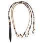 TOUGH 1 ROYAL KING HORSE NATURAL BRAIDED DELUXE ROMEL REINS 6 FEET