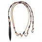 TOUGH 1 ROYAL KING HORSE NATURAL BRAIDED DELUXE ROMEL REINS 6 FEET