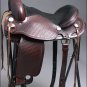 TT201-15" HILASON LEATHER WESTERN FLEX-TREE TRAIL PLEASURE HORSE SADDLE