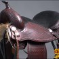 TT201-15" HILASON LEATHER WESTERN FLEX-TREE TRAIL PLEASURE HORSE SADDLE