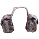 MEDIUM CLASSIC EQUINE HORSE SADDLE REAR BAG PADDED POCKET HOTLEAF CAMO