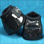 GLITTER BLACK X-LARGE PROFESSIONAL CHOICE SECURE FIT OVERREACH HORSE BELL BOOTS