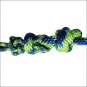 PROFESSIONAL CHOICE DURABLE HORSE NYLON ROPE HALTER W/ MATCHING LEAD ROYAL LIME