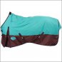63" TOUGH-1 600D WATERPROOF POLY HORSE SURCINGLES TURNOUT BLANKET TURQUOISE