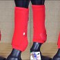 F10 MED TOUGH1 FRONT REAR LEG VENTED SPORTS MEDICINE HORSE SPLINT BOOTS RED