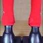 F10 MED TOUGH1 FRONT REAR LEG VENTED SPORTS MEDICINE HORSE SPLINT BOOTS RED