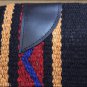 FEP213 HILASON WESTERN NEW ZEALAND WOOL SADDLE BLANKET HORSE RODEO BLACK BLUE
