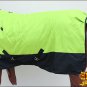 66" HILASON 1200D WINTER WATERPROOF POLY TURNOUT HORSE BLANKET LIME GREEN