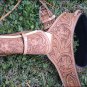 HILASON WESTERN GUN HOLSTER RIG CALIBER HAND TOOLED LEATHER COWBOY TAN SIZE 42