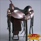 TO102-F HILASON TREELESS WESTERN LEATHER TRAIL PLEASURE HORSE RIDING SADDLE 15"