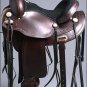 TO102-F HILASON TREELESS WESTERN LEATHER TRAIL PLEASURE HORSE RIDING SADDLE 15"