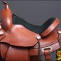 TO108-F HILASON TREELESS WESTERN LEATHER TRAIL PLEASURE HORSE RIDING SADDLE 17"