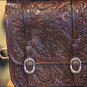 BH102DB-F HILASON WESTERN LEATHER COWBOY TRAIL RIDE HORSE SADDLE BAG