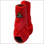 MEDIUM CACTUS DYNAMIC EDGE HORSE HIND REAR LEG PROTECTION SPORT BOOTS PAIR RED