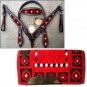 HILASON WESTERN LEATHER HEADSTALL BREAST COLLAR SADDLE PAD BLANKET BROWN RED