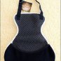 FLEECE SADDLE SEAT COVER WHITE WITH BLACK NEOPRENE BACK
