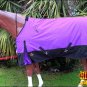 82" HILASON 600D WINTER WATERPROOF POLY TURNOUT HORSE BLANKET PURPLE BLACK