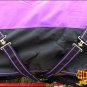 81" HILASON 600D WINTER WATERPROOF POLY TURNOUT HORSE BLANKET PURPLE BLACK