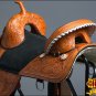 T101BZS-F CLASSIC HILASON TREELESS WESTERN TRAIL BARREL RACING LEATHER SADDLE 15