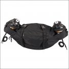 CLASSIC EQUINE HORSE TACK ENDURANCE SADDLE BAG W/ BOTTLE HOLDER BLACK