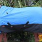 70 in HILASON 600D RIPSTOP WATERPROOF TURNOUT HORSE WINTER SHEET BLUE BLACK