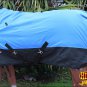 66 in HILASON 600D RIPSTOP WATERPROOF TURNOUT HORSE WINTER SHEET BLUE BLACK