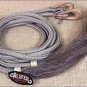 TAN WEAVER TACK WESTERN NYLON SPLIT HORSE REINS WITH HORSEHAIR TASSEL