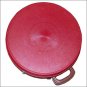MEDIUM HILASON WESTERN HORSE TACK MOLDED HEAVY DUTY ABS ROPE CAN RED