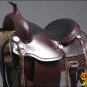 TT106-F HILASON FLEX-TREE ENDURANCE TRAIL RIDING WESTERN LEATHER SADDLE 15"
