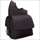 BROWN NYLON POMMEL HORSE SADDLE BAG WESTERN TACK BY WEAVER LEATHER