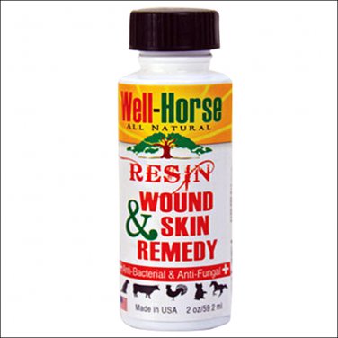 WELL HORSE BURN FUNGUS ANIMALS HEALING SKIN REMEDY WOUND CARE RESIN 2 OZ