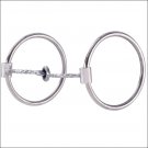 HILASON STAINLESS STEEL RING BIT THIN SQUARE TWISTED WIRE SNAFFLE MOUTH