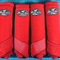 RED SMALL PROFESSIONAL CHOICE SPORTS MEDICINE HORSE BOOTS BELL VENTECH ELITE