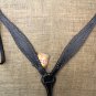 S464 HILASON WESTERN LEATHER HORSE BREAST COLLAR - BLACK