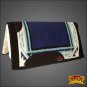 MADE IN USA FE223 HILASON WESTERN WOOL FELT SADDLE BLANKET PAD BLUE WHITE BLACK